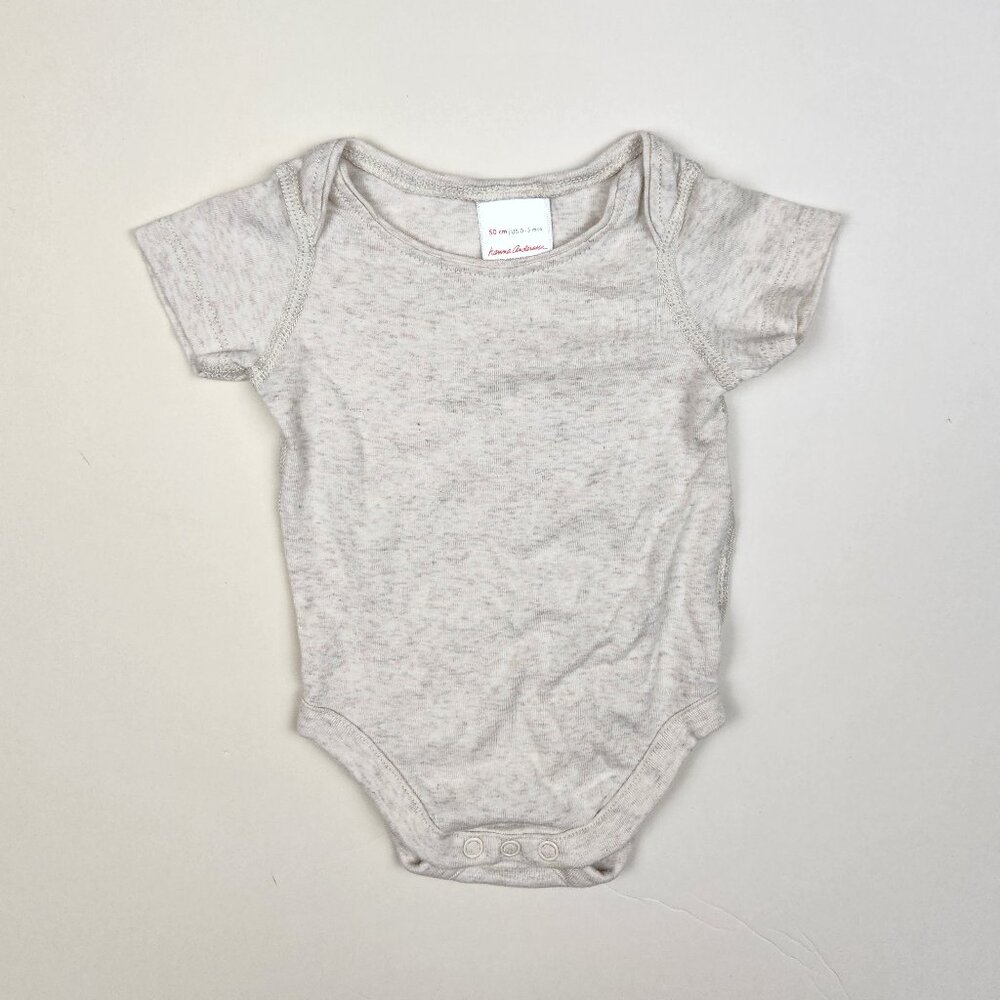 Hanna Andersson Baby Lightweight Soft Short Sleeve Bodysuit 0-3 months